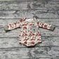 Baby Boy Infant Long Sleeves Green Camo Deer Pocket Bubble Romper