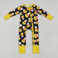 Sibling Baby Boys Girls Kids Halloween Pumpkins Ghosts Two-way Zipper Footie Sleeper Rompers RTS