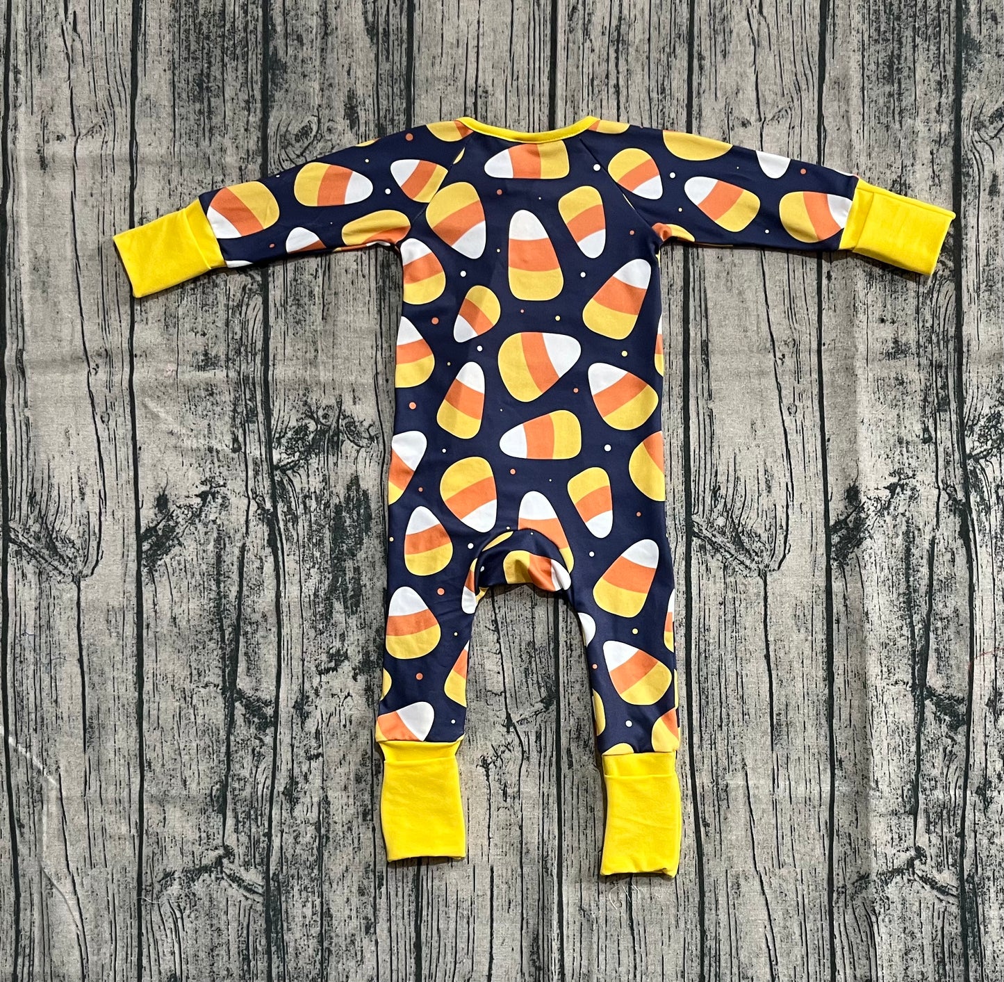 Baby Boy Long Sleeves Candy Zipper Pants Halloween Romper RTS