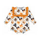 Baby Girl Long Sleeves Colorful Bows Stars Bubble Halloween Romper RTS