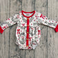 Baby Girl Long Sleeves Bows Buttons Bubble Romper RTS