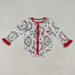 Baby Girl Long Sleeves Christmas Bows Sibling Buttons Romper Dress RTS