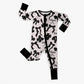 Baby Girl Kids Long Sleeves Black Bows Zipper Romper RTS