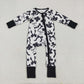 Sibling Kids Girls Adult Woman Black Bows Matching Family Mama and Me Romper Jumpsuit Sets RTS