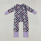 Sibling Baby Boys Girls Kids Halloween Pumpkins Ghosts Two-way Zipper Footie Sleeper Rompers RTS