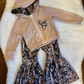 Baby Girl Long Sleeves Deer Hoodie Shirt Camo Bell Pants Outfit