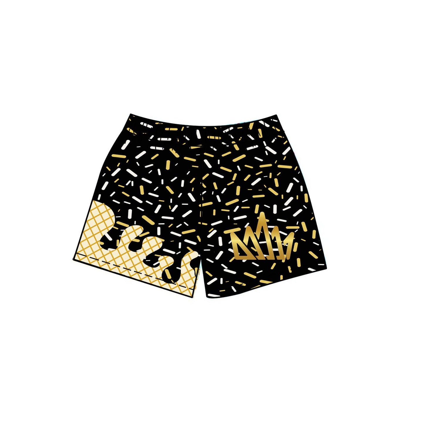 Baby Boy Custom Football Team Shorts  ( Moq 5 )