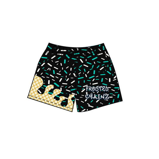 Baby Boy Custom Football Team Shorts  ( Moq 5 )