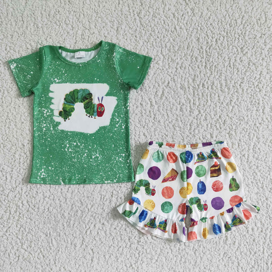 Promotion Baby Girl Summer School Days Shorts Outfit