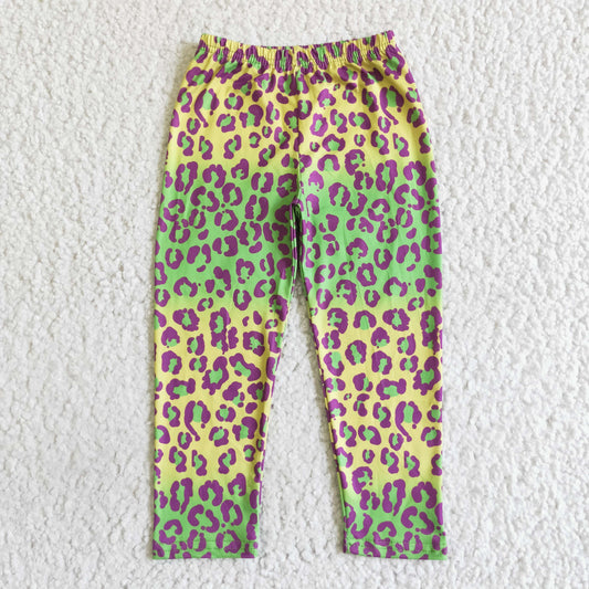 Promotion Baby Girls Kids Colorful Leopard Pants Bottoms Clothes RTS
