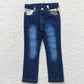 Sibling Baby Boys Girls Denim Pants Jeans Clothes RTS