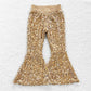 Sibling Baby Girls Kids Sequins Mardi Gras Bell Bottom Pants Clothes RTS