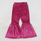 Sibling Baby Girls Kids Velvet Bell Bottom Pants Bottoms RTS