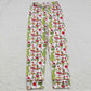 Sibling Adult Christmas Cartoon Print Men Women Pajamas Pants Bottom Clothes RTS