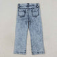 Sibling Baby Boys Girls Denim Pants Jeans Clothes RTS