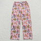 Sibling Adult Christmas Cartoon Print Men Women Pajamas Pants Bottom Clothes RTS