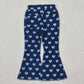 Sibling Baby Girls Toddler Jeans Bell Bottom Denim Pants Clothes RTS
