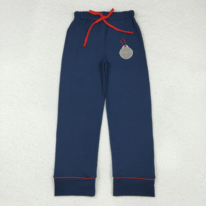 Sibling Adult Women Embroidery Christmas Pajamas Pants Bottoms Clothes