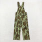 Sibling Baby Boys Kids Camo Print Denim Suspender Overall Jumpsuit RTS