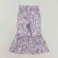 Sibling Baby Girls Kids Halloween Ghosts Flower Bell Bottoms Pants  Clothes RTS