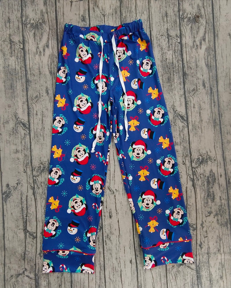 Adult Women Christmas Mouse Bottom Pants Pajamas