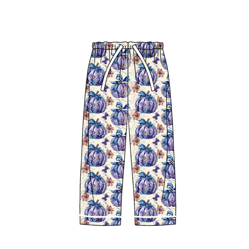 Pre-order Adult Women Purple Pumpkins Bottom Pants Pajamas