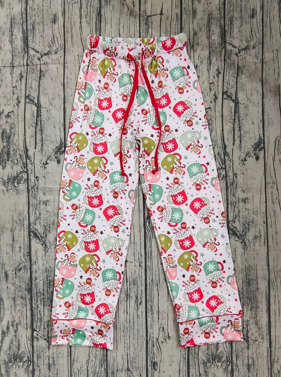 Adult Women Christmas Gingerbread Pants Pajamas