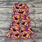 Baby Girl Halloween Ghost Bell Bottom Pants