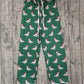 Adult Men Christmas Ducks Bottom Pants Green Pajamas