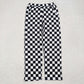 Sibling Dogs Hearts Bows Plaid Print Pajamas Pants Bottoms Adult Women Clothes RTS