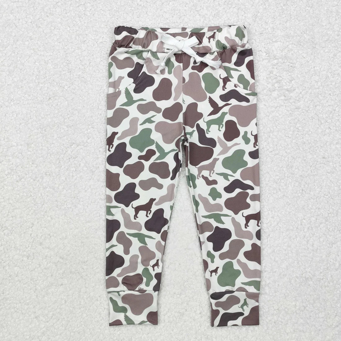 Baby Boy Toddler Pockets Camo Sibling Pants Bottom Clothes RTS