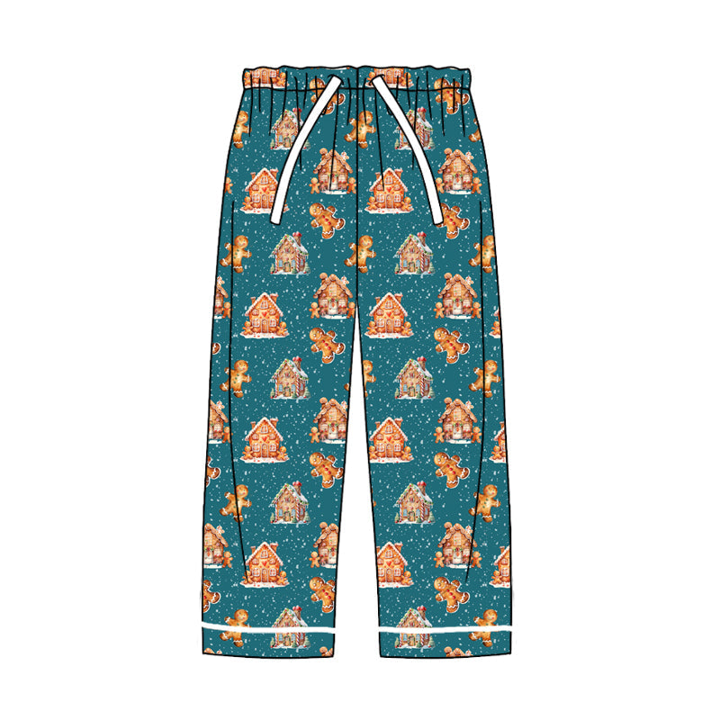 Pre-order Adult Men Christmas Gingerbread Bottom Pants
