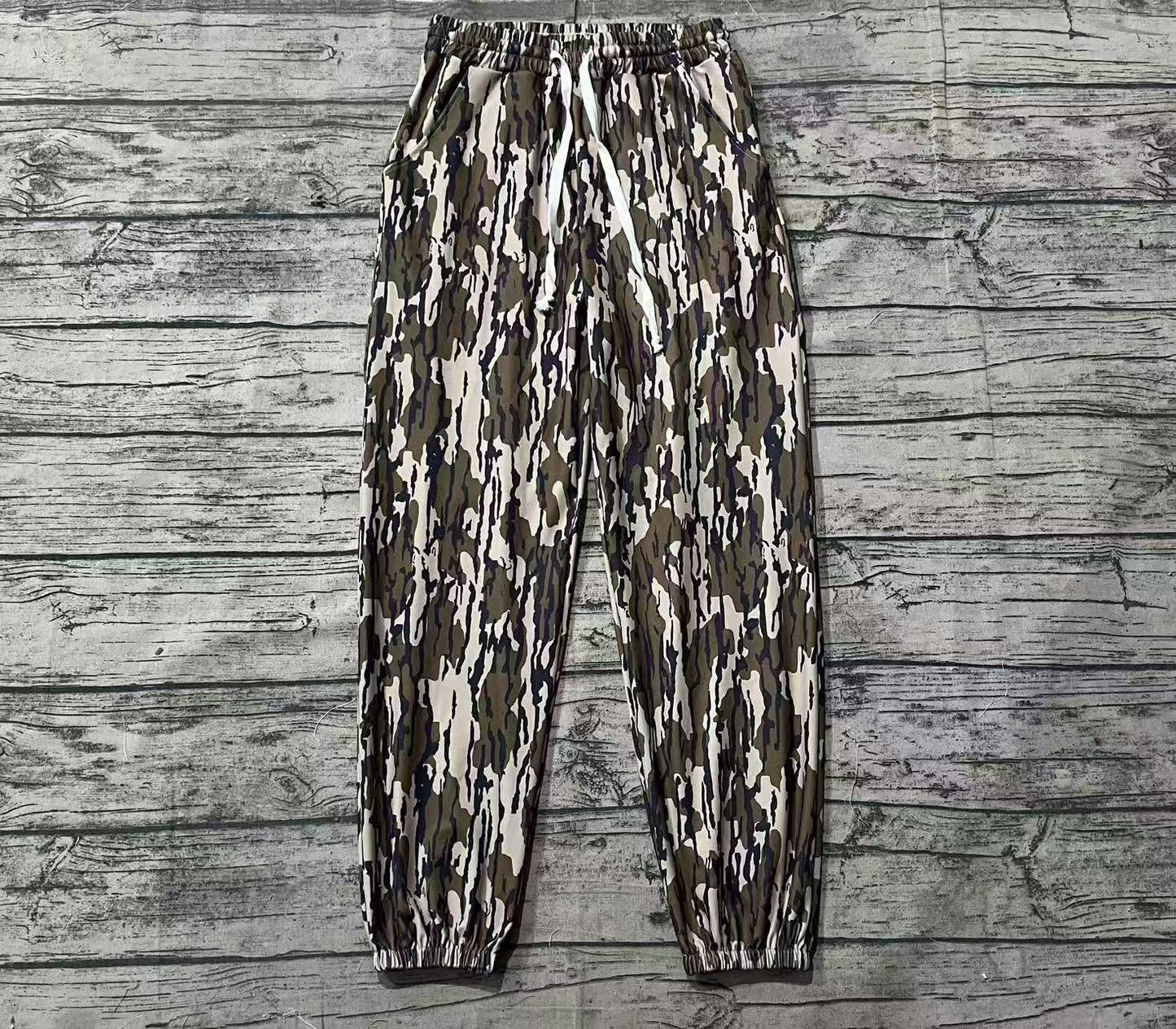 Adult Women Camouflage Pockets Joggers Yoga Active Wear Pants