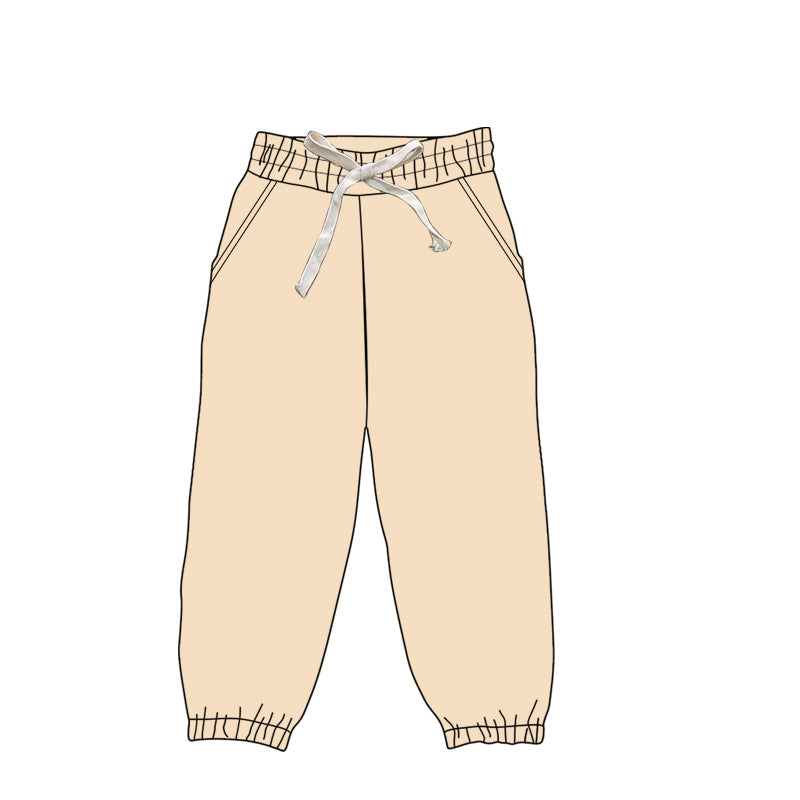 Preorder Adult Women Yellow Jogger Yoga Bottom Pockets Pants
