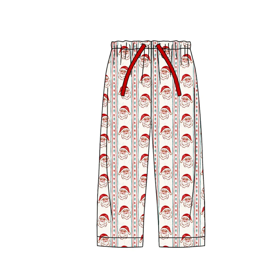 ( Moq 5 ) Preorder Adult Women Santa Christmas Pajamas Pants