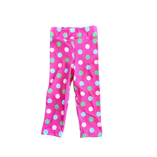( Moq 5 ) Preorder Baby Girl Toddler Candy Christmas Pink Legging Pants
