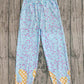 Adult Women Blue Drips Team Pockets Joggers Yoga Active Pants RTS