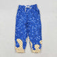 Sibling Boys Girls Blue Sprinkles Drips Hoodie Shirt Jogger Pants Dress RTS