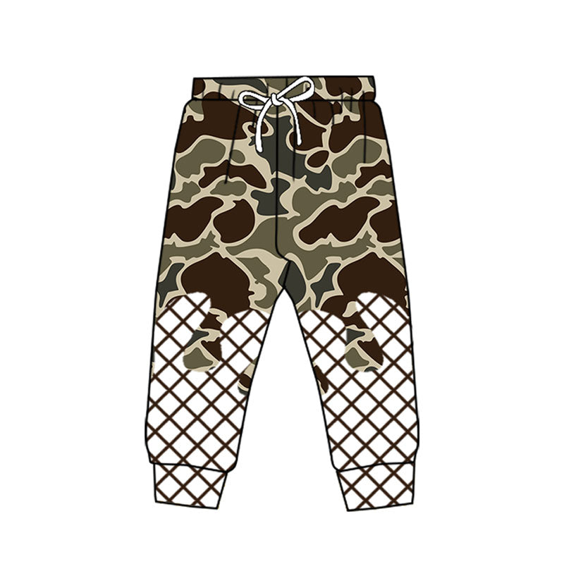 ( Moq 5 ) Preorder Boys Kids Camo Drips Joggers Pants Bottoms