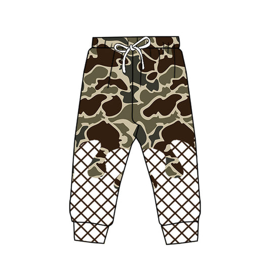 ( Moq 5 ) Preorder Boys Kids Camo Drips Joggers Pants Bottoms