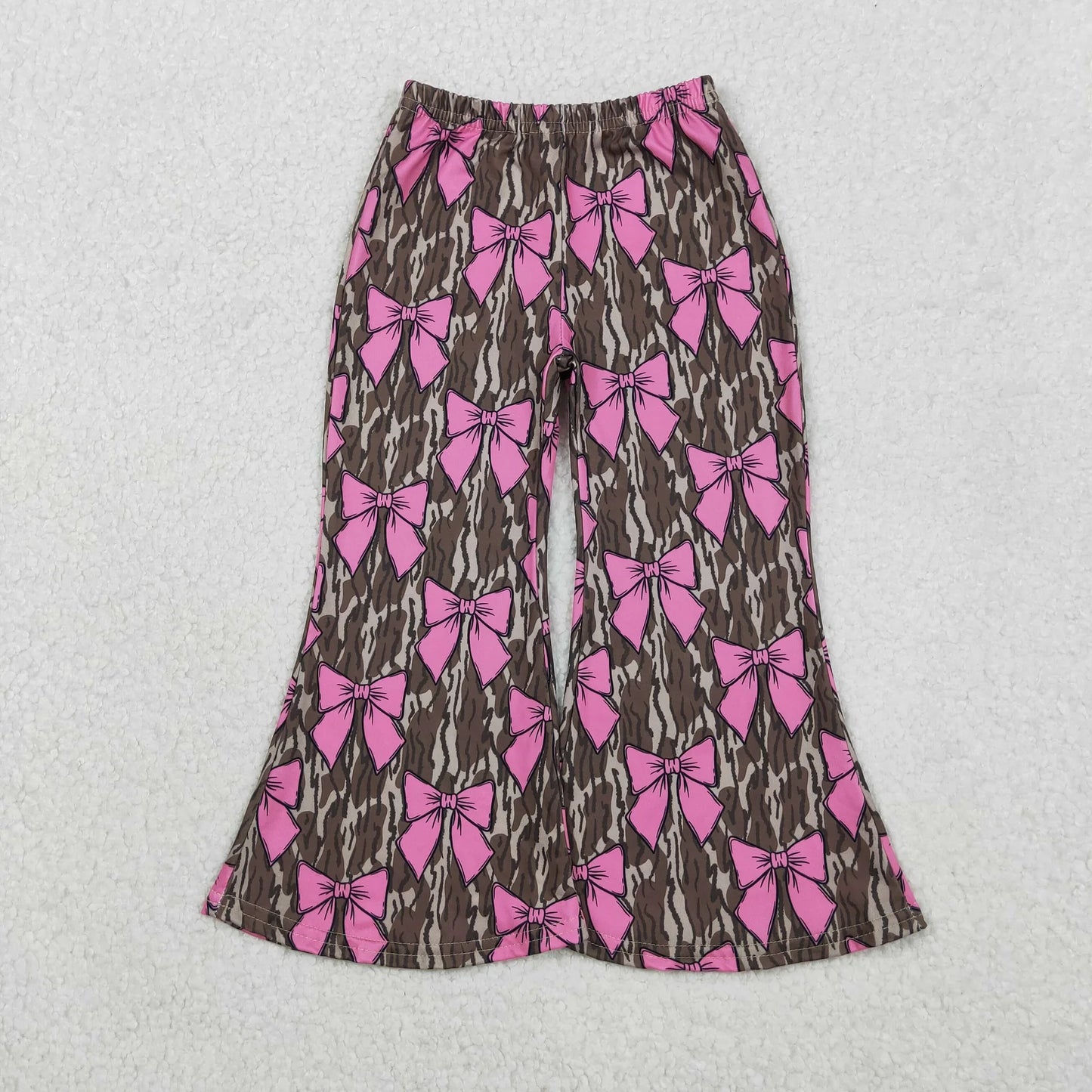 Sibling Girls Kids Adult Women Embroidery Bows Southern Camo Smocked Dress Romper Pajamas Pants RTS