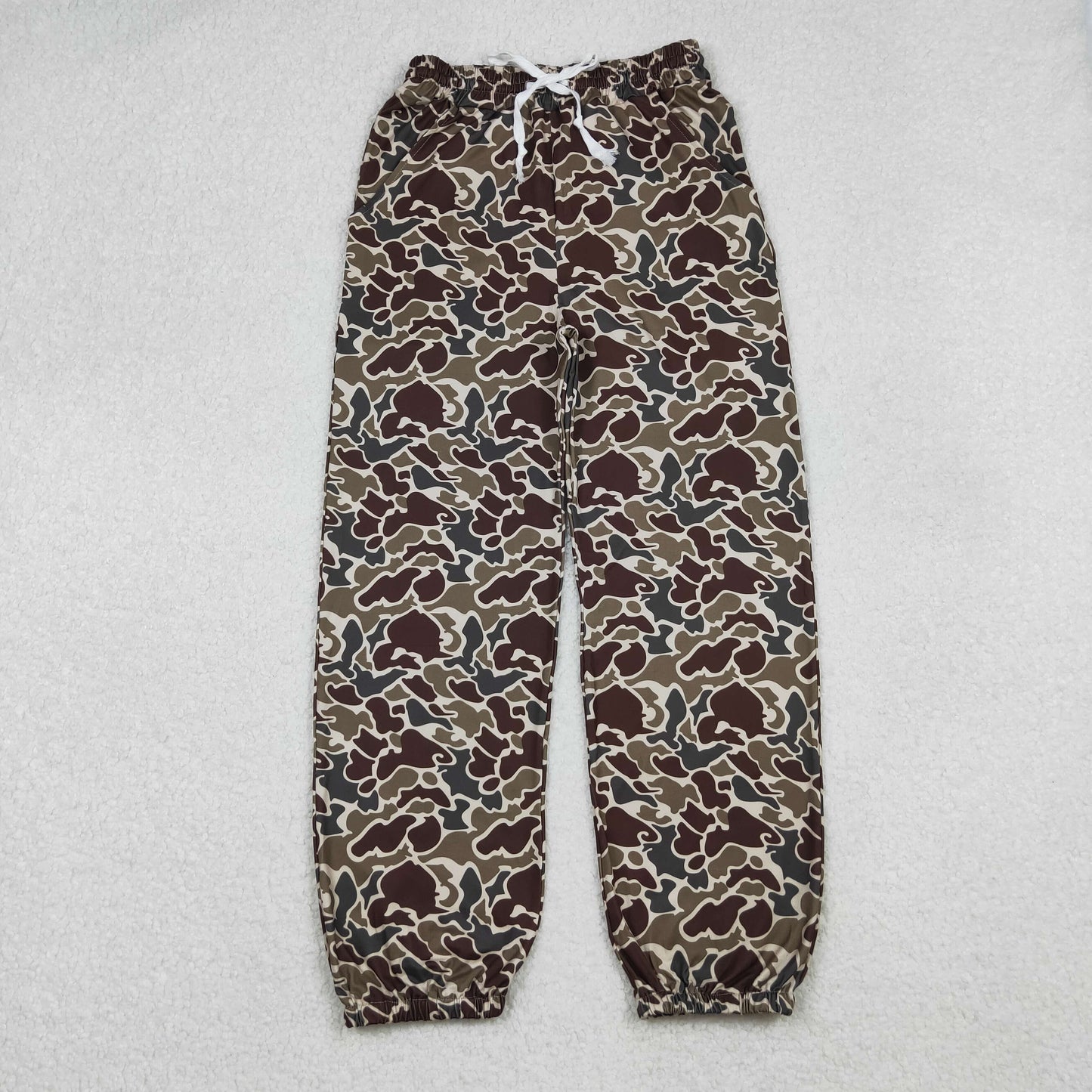 Sibling Baby Boys Girls Adult Women Southern Camo Print  Hunting Family Shirts Pants Sets RTS
