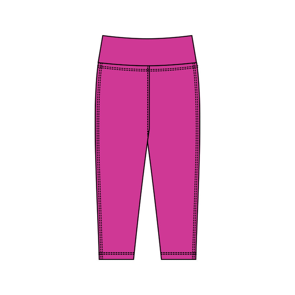 ( Moq 5 ) Preorder Baby Kids Girls Purple Yoga Active Legging Pants Bottoms