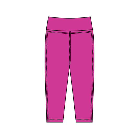 ( Moq 5 ) Preorder Baby Kids Girls Purple Yoga Active Legging Pants Bottoms