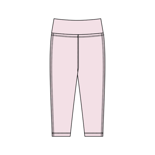 ( Moq 5 ) Preorder Baby Kids Girls Pink Yoga Active Legging Pants Bottoms