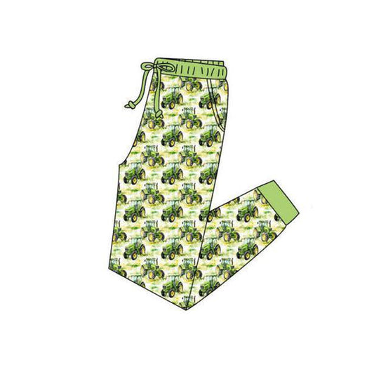 ( Moq 5 ) Preorder Adult Men Tractors Farm Pockets Green Pants Bottom