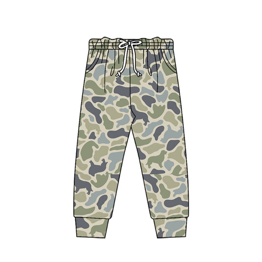 ( Moq 5 ) Preorder Baby Boys Kids Pockets Camo Pants Joggers