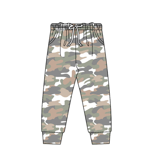 ( Moq 5 ) Preorder Baby Boys Kids Camo Pattern Pockets Pants Bottoms
