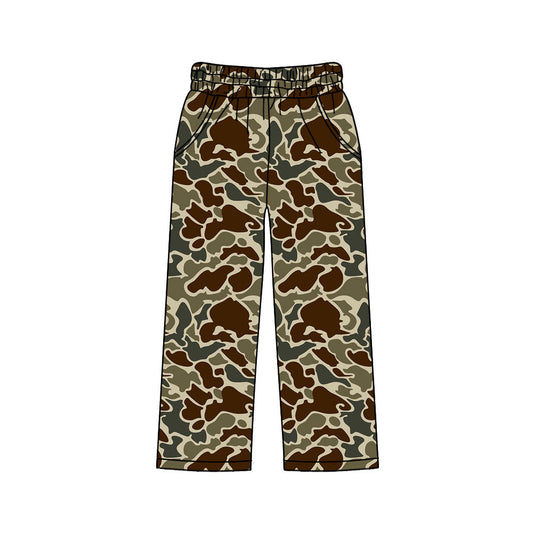 ( Moq 5 ) Preorder Adult Women Pockets Pants Southern Camo Bottom Trousers