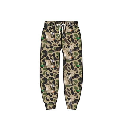 ( Moq 5 ) Preorder Baby Boys Ducks Green Camo Southern Hunting Pants Bottoms
